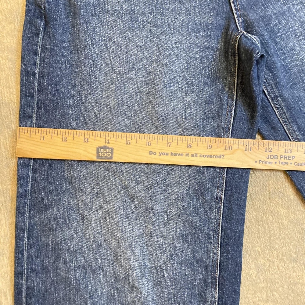 American Eagle Super High-Rise Baggy Wide Leg Jeans Womens 2 Short Blue Denim - Picture 10 of 14